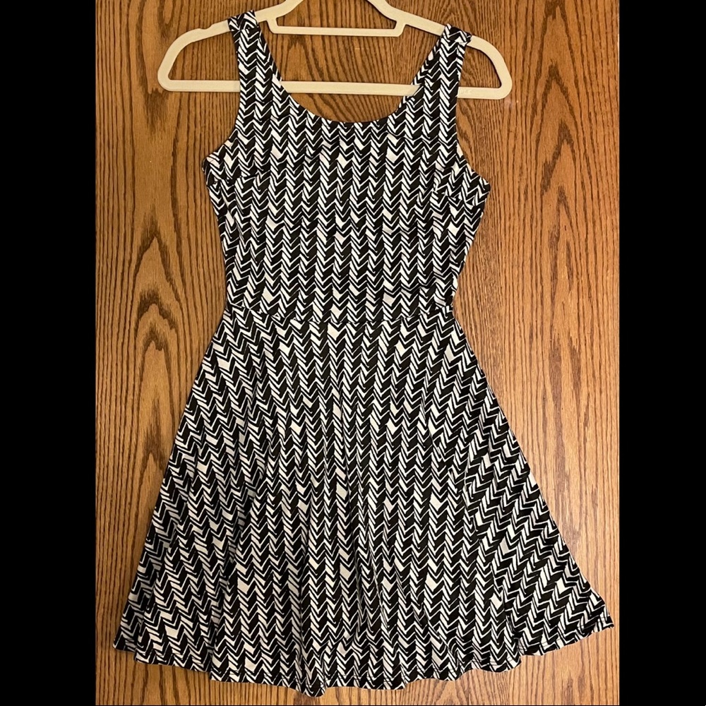 Chevron Skater Dress